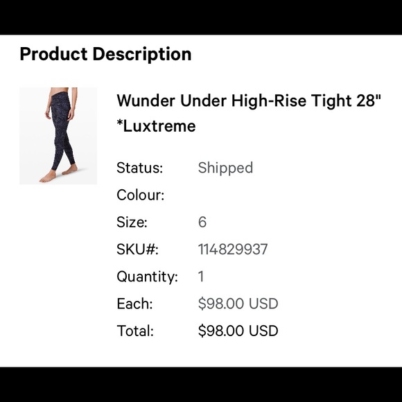 RARE lululemon leggings - Picture 4 of 4